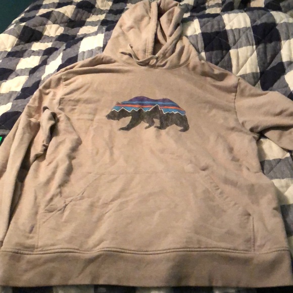 patagonia bear hoodie mens